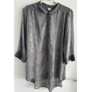 Wilfred Snake Pattern Silk Blouse Sz Medium